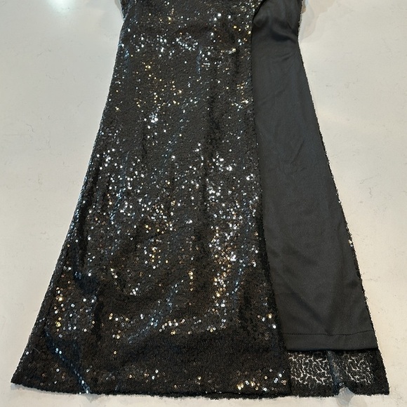 Prom/Formal Black Sequin Dress - Picture 5 of 14